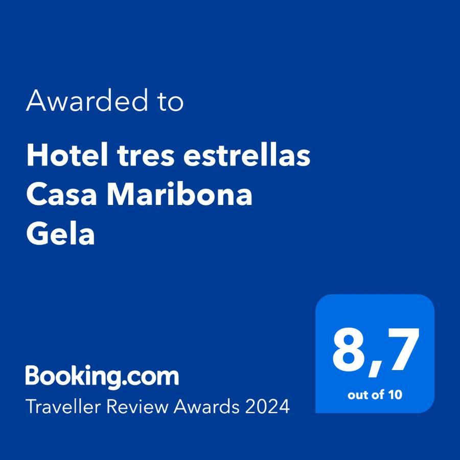 Hotel Tres Estrellas Casa Maribona Gela El Puente  Exterior foto